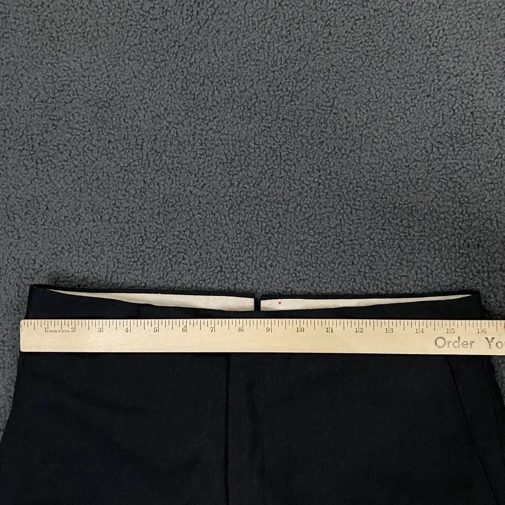 Polo Ralph Lauren Dress Pants FITS 32x29 slim Fit Solid Gray Wool Side Adjuster